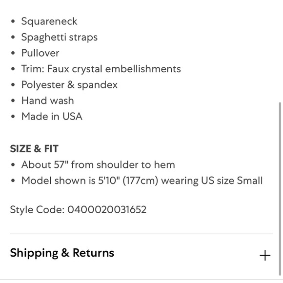 The Fashion Poet Faux Crystal Satin Maxi Slip Dress - Picture 4 of 4